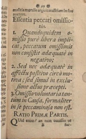 Essentia peccati omissionis.