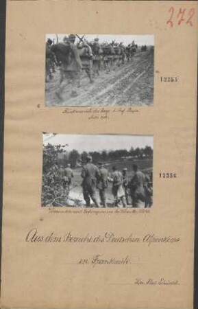 Verwundete und Gefangene im la Wavrille-Wald