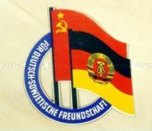 Emblem: FÜR DEUTSCH-SOWJETISCHE FREUNDSCHAFT