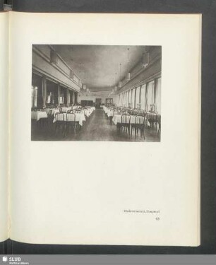 Rheinrestaurant, Hauptsaal