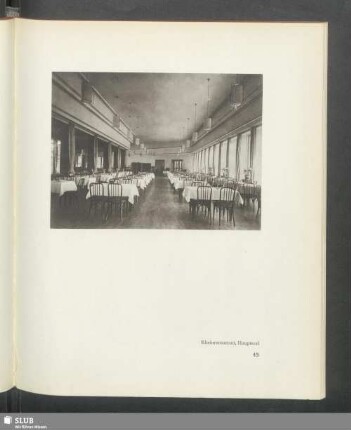 Rheinrestaurant, Hauptsaal