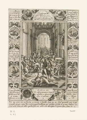 Dissidum in Ecclesiam, Blatt 10 der Folge "Allegorie des christlichen Glaubens"