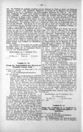No. 19. (208-220) (216,217.), 23. September 1914