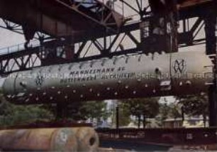 Ansicht aus dem Mannesmann-Hüttenwerk in Huckingen