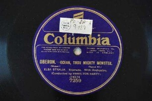Oberon : Ocean, thou mighty monster / (Weber)