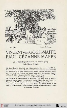 Vincent van Gogh-Mappe Paul Cézanne-Mappe