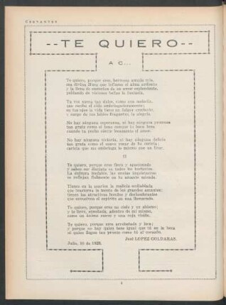 Te quiero