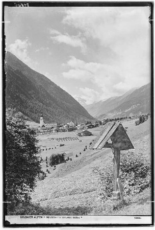 Stubaier Alpen. Neustift im Stubai (998 Meter)