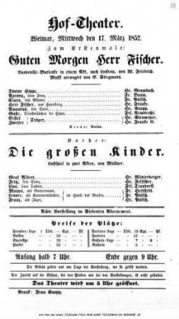 Guten Morgen Herr Fischer