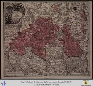 Tabulae geographicae principatus Brandenburg. Culmb. sive Baruthini pars inferior