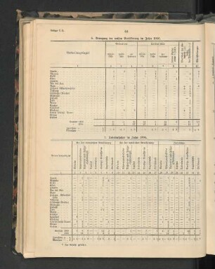 6. Bewegung der weißen Bevölkerung im Jahre 1906.