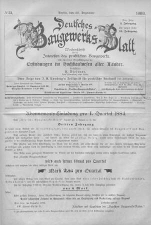43. Jahrgang. No 51.