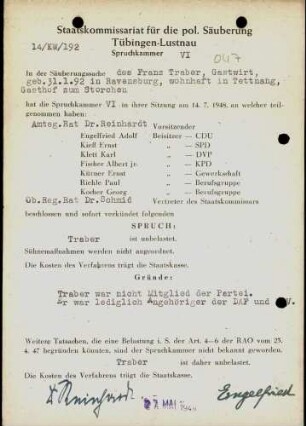 Traber, Franz