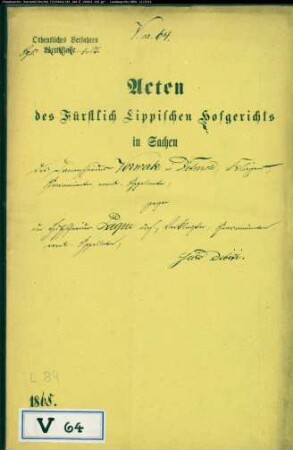 Vorwerk, Damenschneider in Detmold gegen Hofschneider Paqué