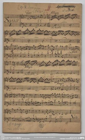 [1.] Grave; Allegro; Adagio; Allegro; Adagio