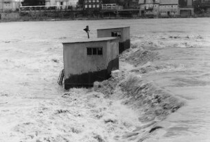 Hochwasser Schleuse Heidelberg, Obertore