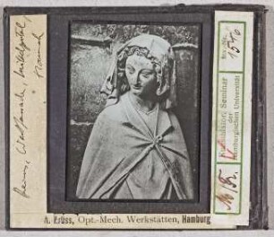 Reims: Kathedrale, mittleres Westportal, Hannah