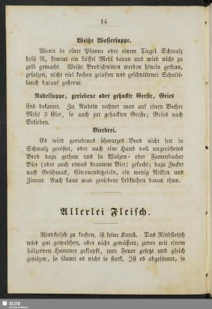 Allerlei Fleisch