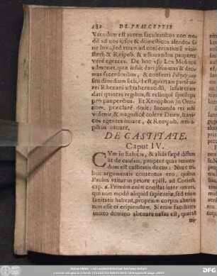 De Castitate. Caput IV.
