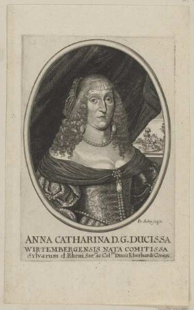 Bildnis der Anna Catharina, Herzogin von Württemberg