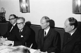 Freiburg; Landwasser: Pressekonferenz; Schieler, Krause, Keidel, Gilewitsch
