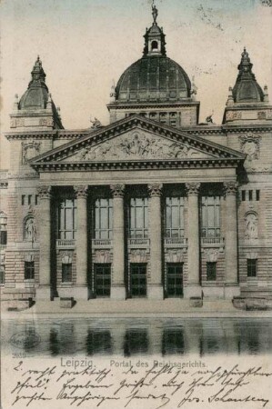 Leipzig: Portal des Reichsgerichts