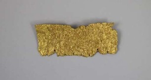 Rechteckige Brosche aus Gold