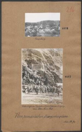 Gedanktafel des Deutschen Alpenkorps am Eingang zum Roten Turm-Paß