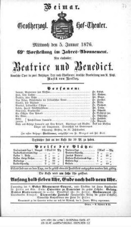 Beatrice und Benedict