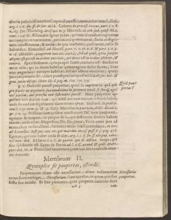 Membrum II. Quotuplex sit paupertas, ostendit.