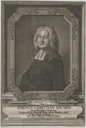 Bildnis des Iohann Christian Iocardi