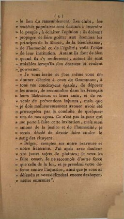 Extrait du procès-verbal de la séance permanente des représentans provisoires de Bruxelles : du Lundi 11 Mars 1793, an 1er de la liberté Belgique