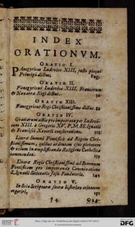 Index Orationvm