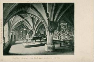 "Pauliner-Zimmer" im Paulinum, abgebrochen i. J. 1894 [Das alte Leipzig]