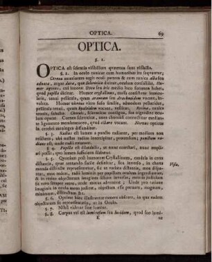 Optica. Catoptrica. Dioptrica. Trigonometria Sphaerica. Astronomia.