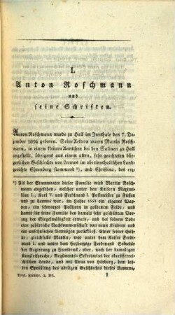 Beiträge zur Geschichte, Statistik, Naturkunde und Kunst von Tirol und Vorarlberg. 2, 2. 1826