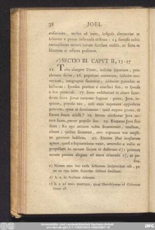 Sectio III. Caput II, 15 - 27