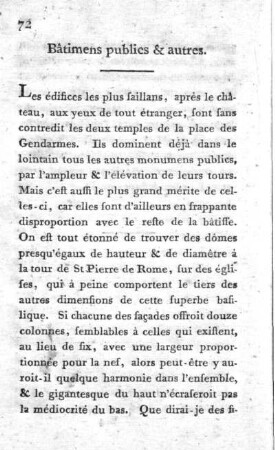 Bâtimens publics & autres