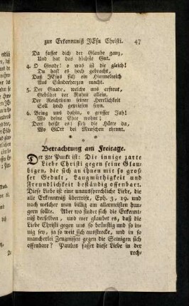 47-52, Betrachtung am Freitage