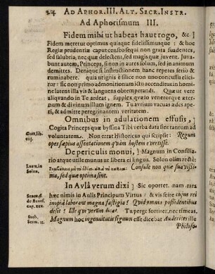 24-43, Ad Aphorismum III.