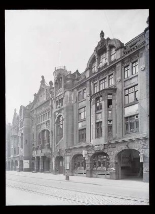 Centraltheater, Chemnitz: Ansicht von Osten (Negativ zu Inv. Nr. TBS 085,09)