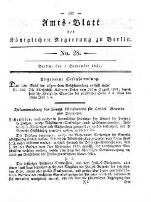 No 28, 5. September 1821