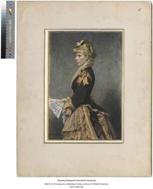 Portrait: Ehefrau Malvina von Werner