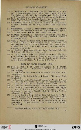 Der grosse Brand 1842 (Nr. 331-375)