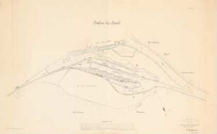 Kanalisierung der Oder Hafen, Cosel: Lageplan 1:2500