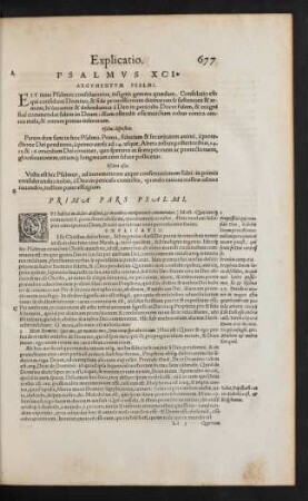 Psalmus XCI.