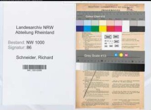 Entnazifizierung Richard Schneider, geb. 16.05.1921 (Kaufm.Angest.)