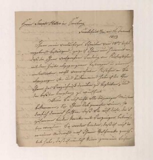 Brief von Carl Wilhelm Silberberg an Joseph Heller