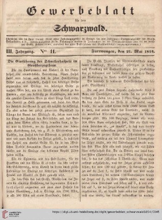 Nro. 11 (21. Mai)