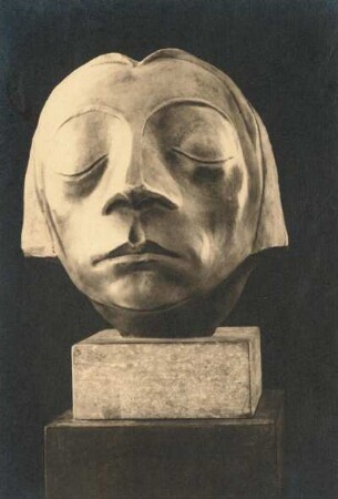 Kopf des Güstrower Ehrenmals : Kopf des Güstrower Ehrenmals. Bronze (um 1927; E. Barlach)